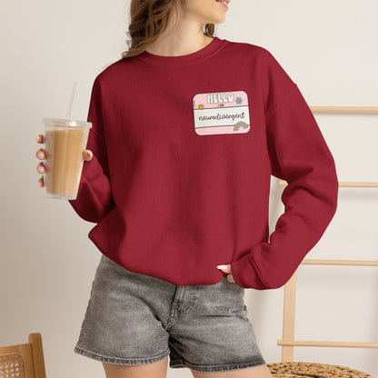Neurodivergent and Proud Sweatshirt | ADHD Autism Awareness Crewneck