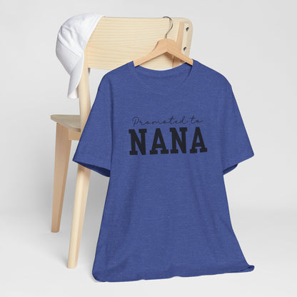 Promoted to Nana Shirt | Baby Announcement Tee | New Grandpa Gift | Desi South Asian | Indian Pakistani | Nana Ji Gift