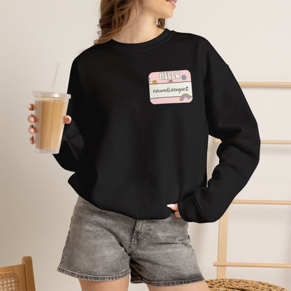 Neurodivergent and Proud Sweatshirt | ADHD Autism Awareness Crewneck