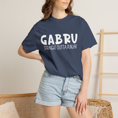 Gabru T-Shirt | Punjabi Desi Swagger Graphic Tee for Men