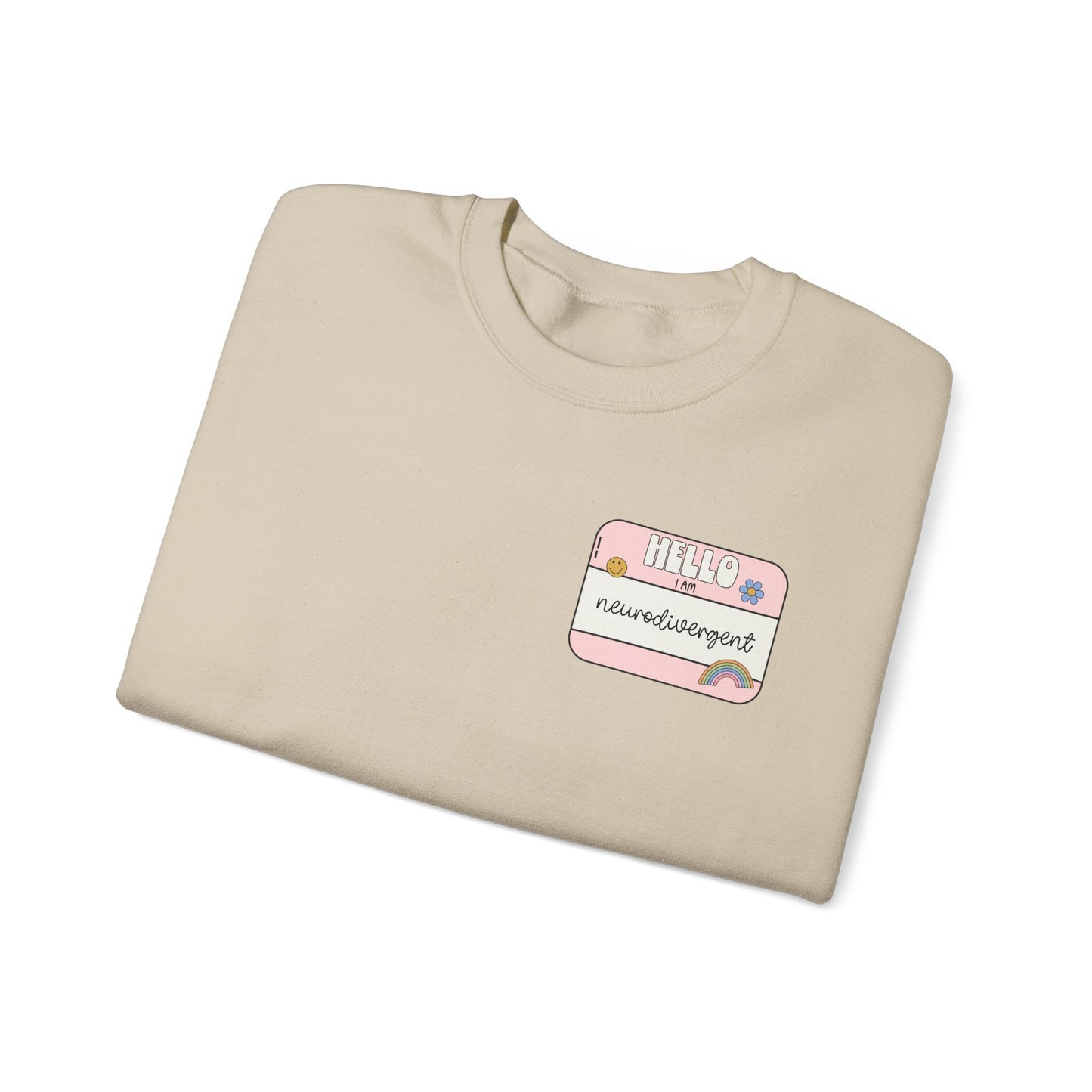 Neurodivergent and Proud Sweatshirt | ADHD Autism Awareness Crewneck