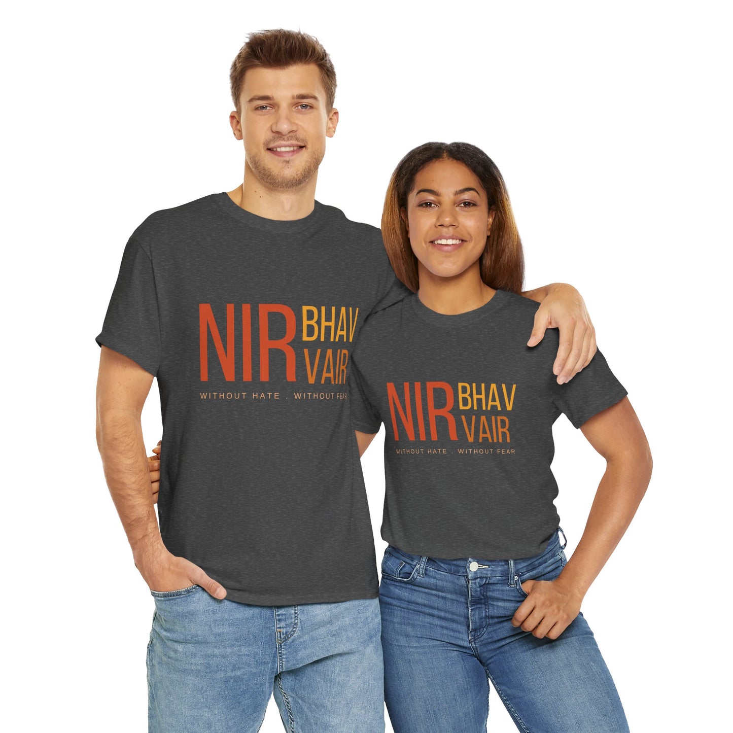 Nirbhau Nirvair T-Shirt – Punjabi Quote Tee