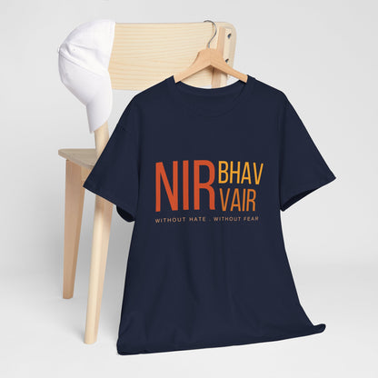 Nirbhau Nirvair T-Shirt – Punjabi Quote Tee