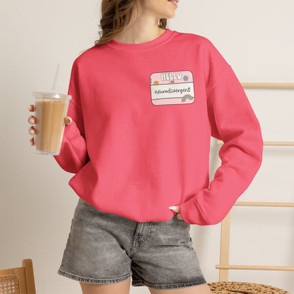 Neurodivergent and Proud Sweatshirt | ADHD Autism Awareness Crewneck