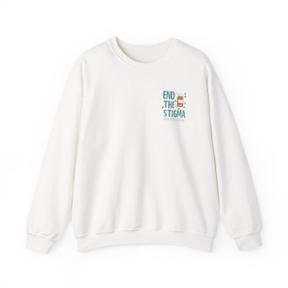 End the Stigma Sweatshirt – Mental Health Awareness Crewneck | Empowering Desi Clothing