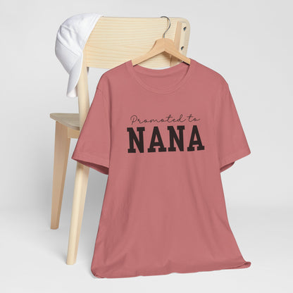 Promoted to Nana Shirt | Baby Announcement Tee | New Grandpa Gift | Desi South Asian | Indian Pakistani | Nana Ji Gift
