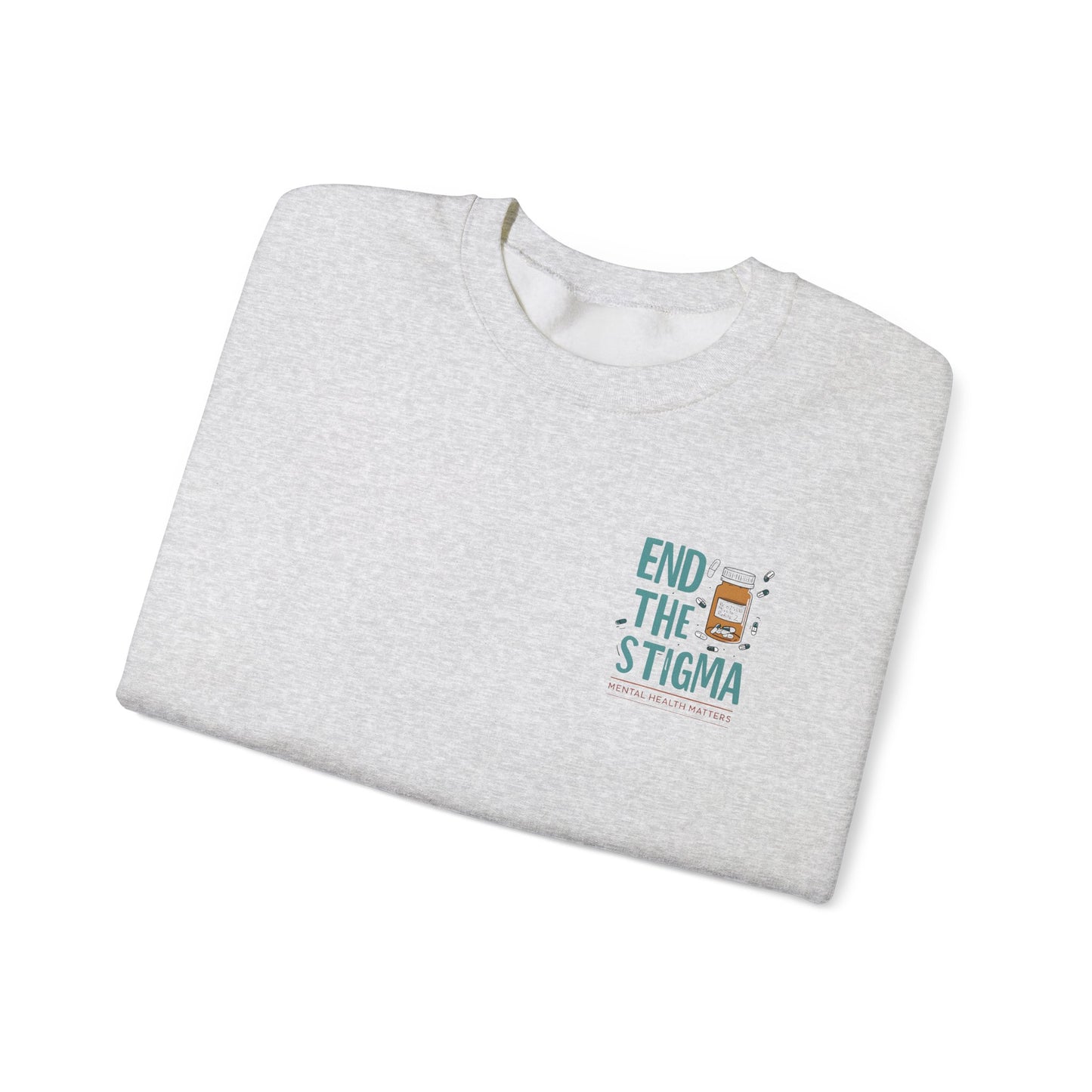 End the Stigma Sweatshirt – Mental Health Awareness Crewneck | Empowering Desi Clothing