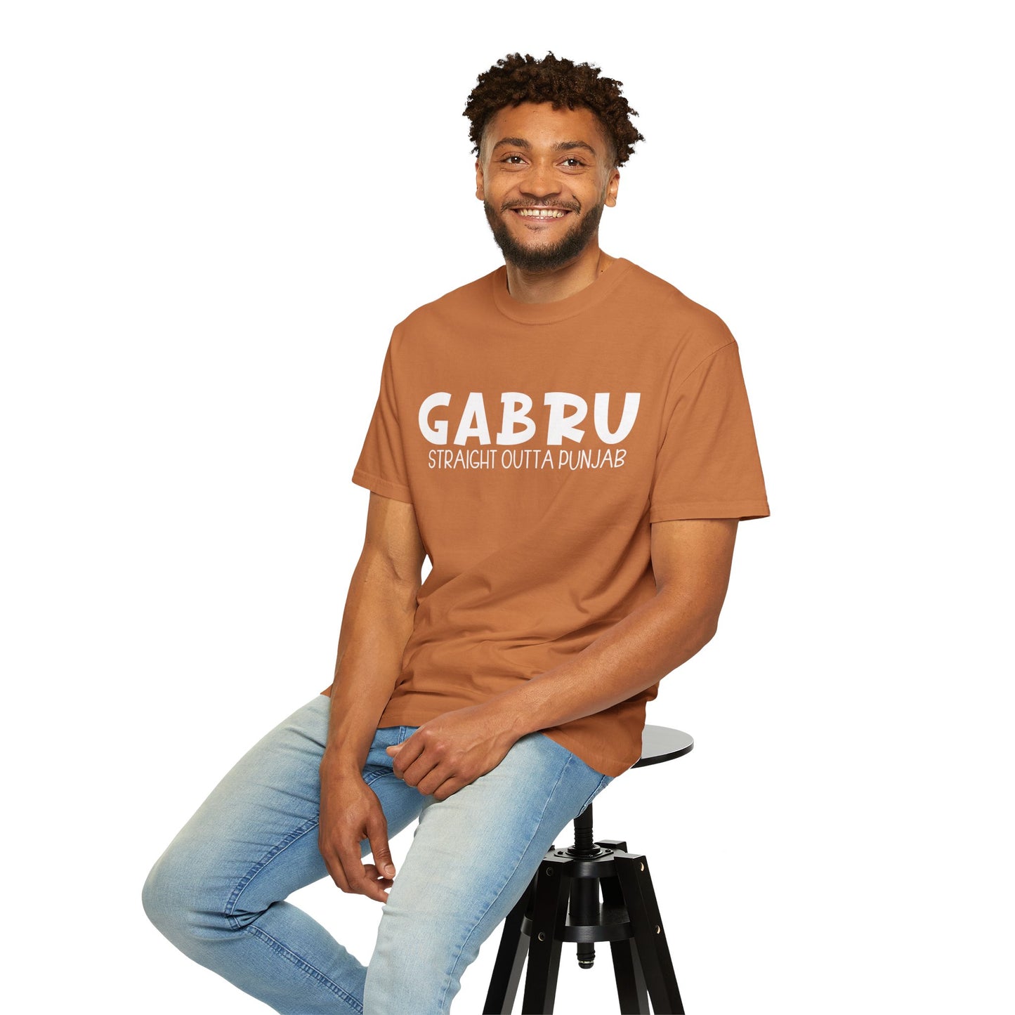 Gabru T-Shirt | Punjabi Desi Swagger Graphic Tee for Men