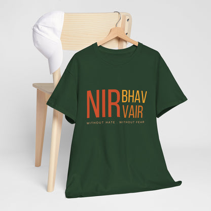 Nirbhau Nirvair T-Shirt – Punjabi Quote Tee