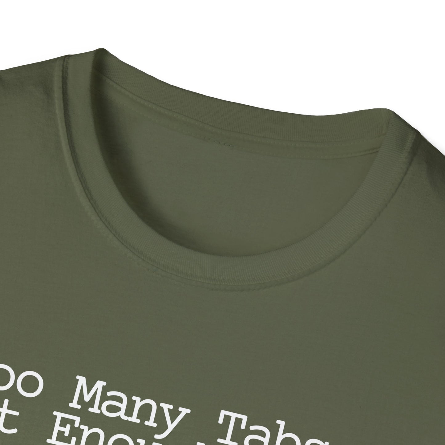 Chai Lover Tee — "Too Many Tabs, Not Enough Chai." Graphic T-Shirt