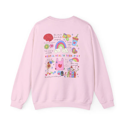Can't Talk Right Now Therapist Sweatshirt | Funny Mental Health Crewneck