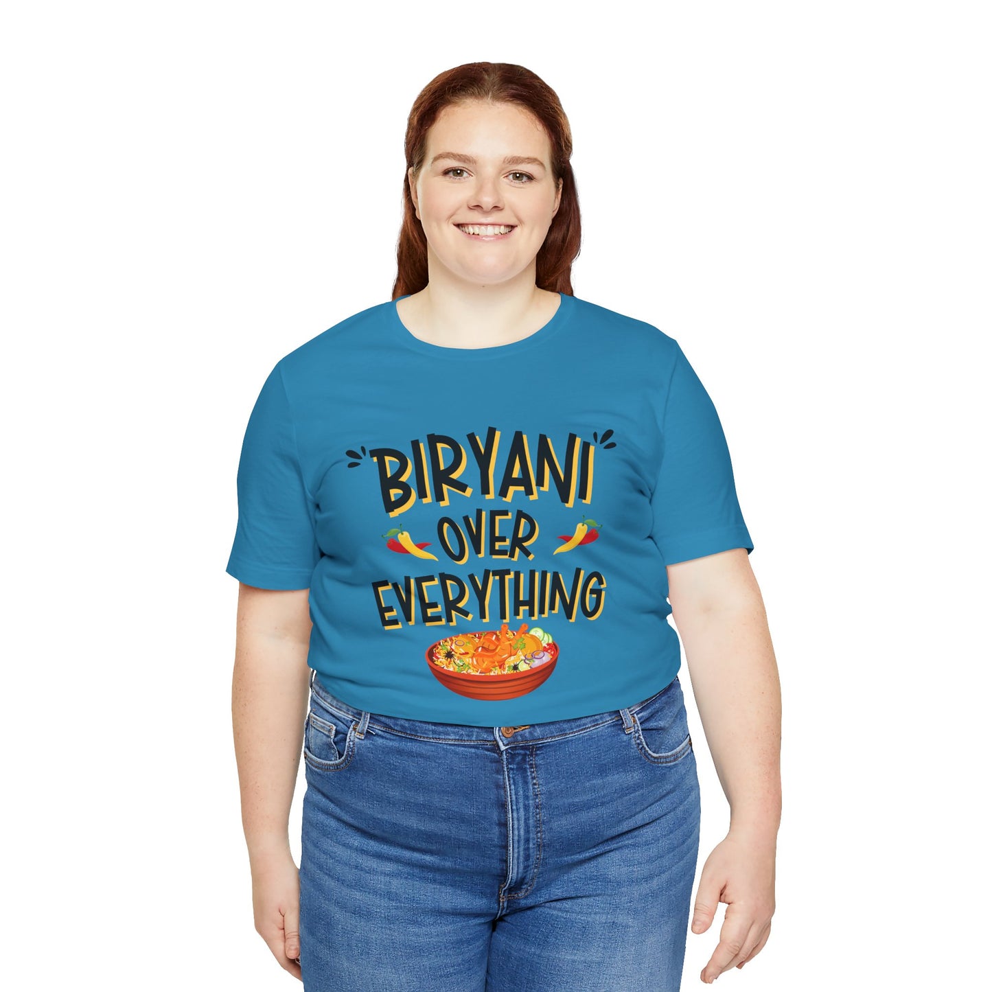 Biryani Over Everything T-Shirt | Funny Desi Foodie Graphic Tee