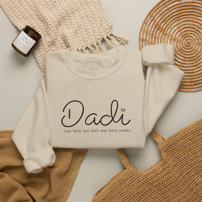 Dadi Sweatshirt, New Dadi Gift, Baby Announcement, Pregnancy Reveal, Desi Grandma Gift, South Asian Indian, Baby Shower Dadi Ji Gift