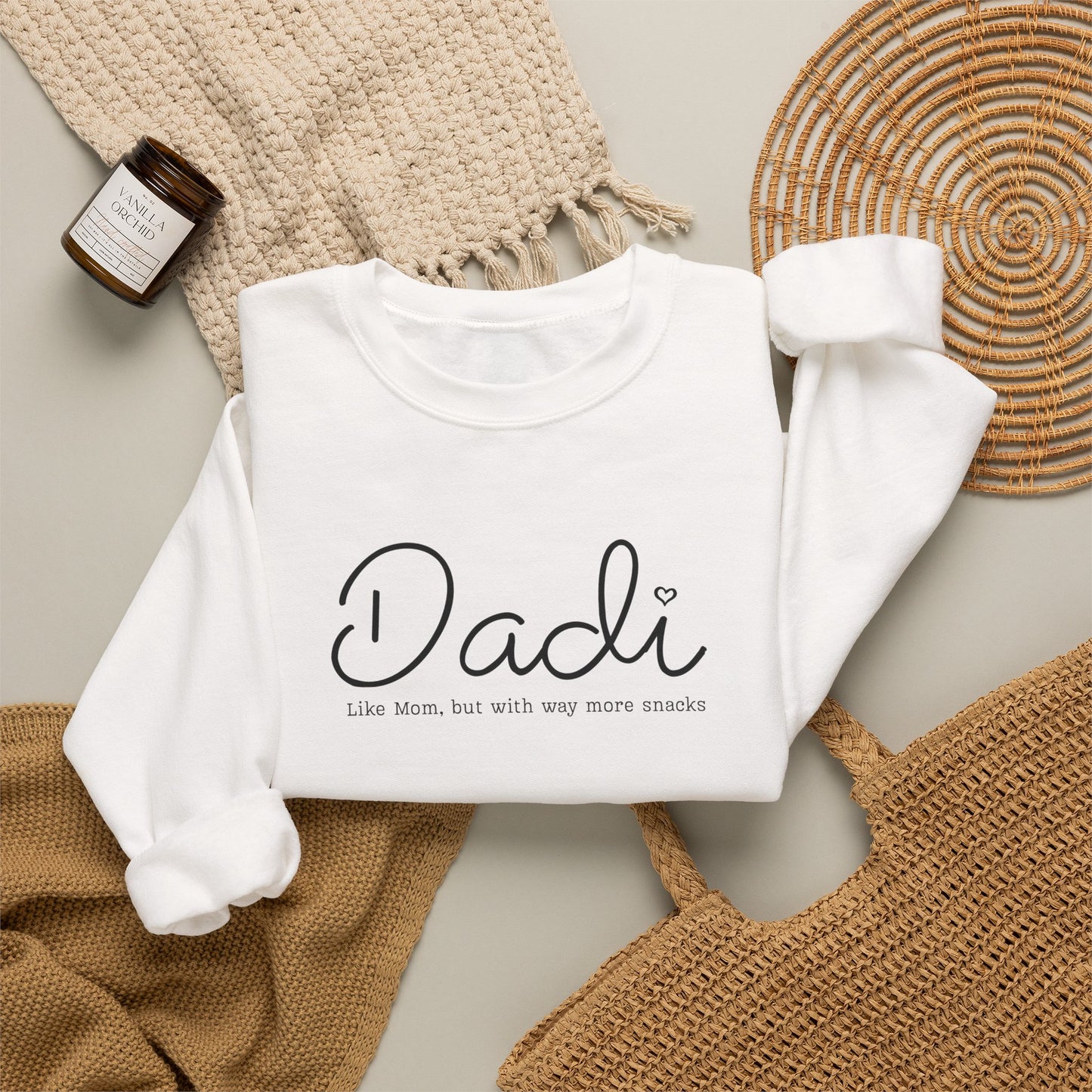 Dadi Sweatshirt, New Dadi Gift, Baby Announcement, Pregnancy Reveal, Desi Grandma Gift, South Asian Indian, Baby Shower Dadi Ji Gift