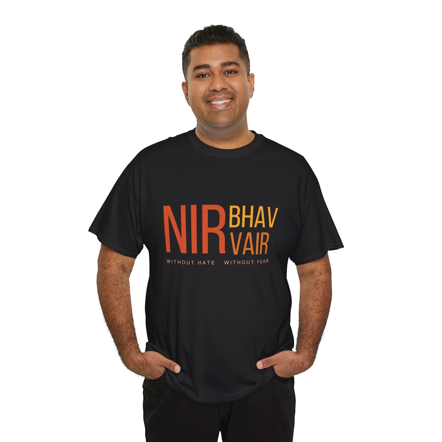 Nirbhau Nirvair T-Shirt – Punjabi Quote Tee