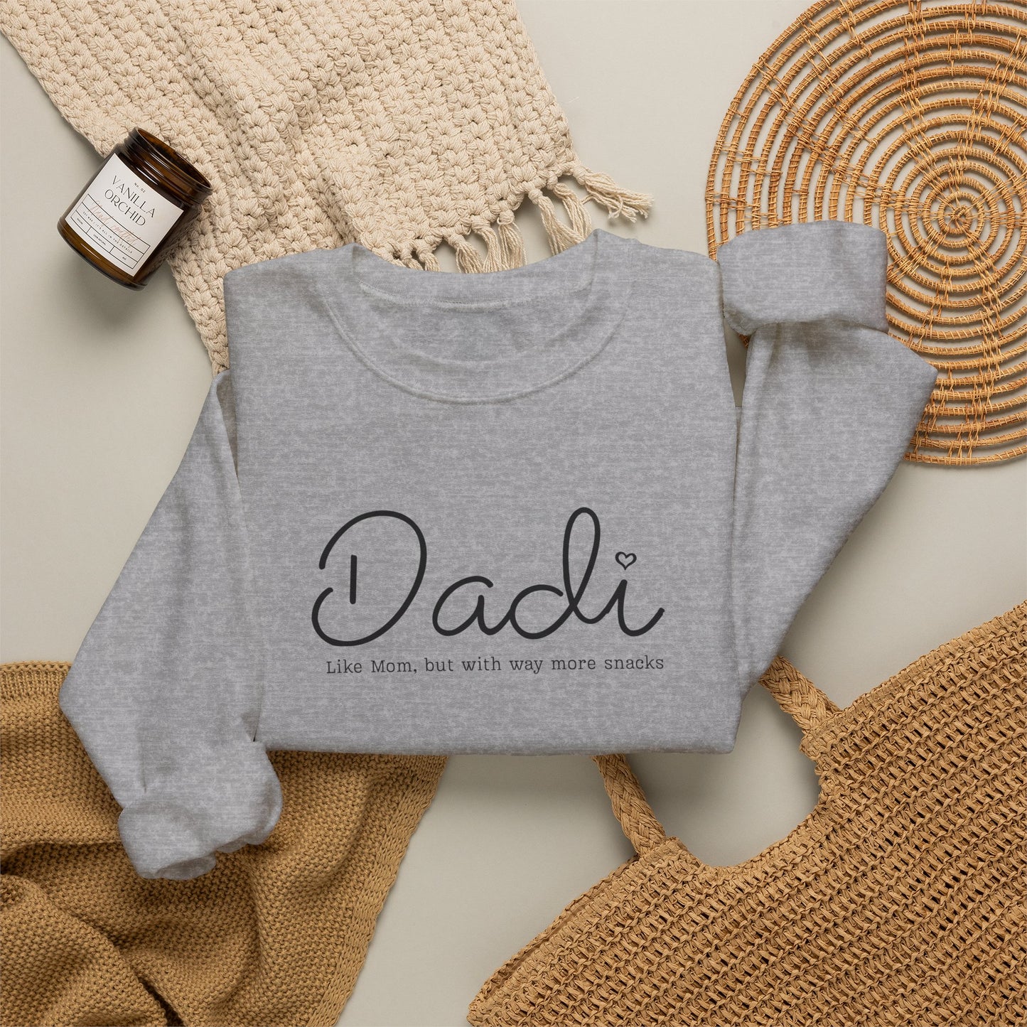 Dadi Sweatshirt, New Dadi Gift, Baby Announcement, Pregnancy Reveal, Desi Grandma Gift, South Asian Indian, Baby Shower Dadi Ji Gift
