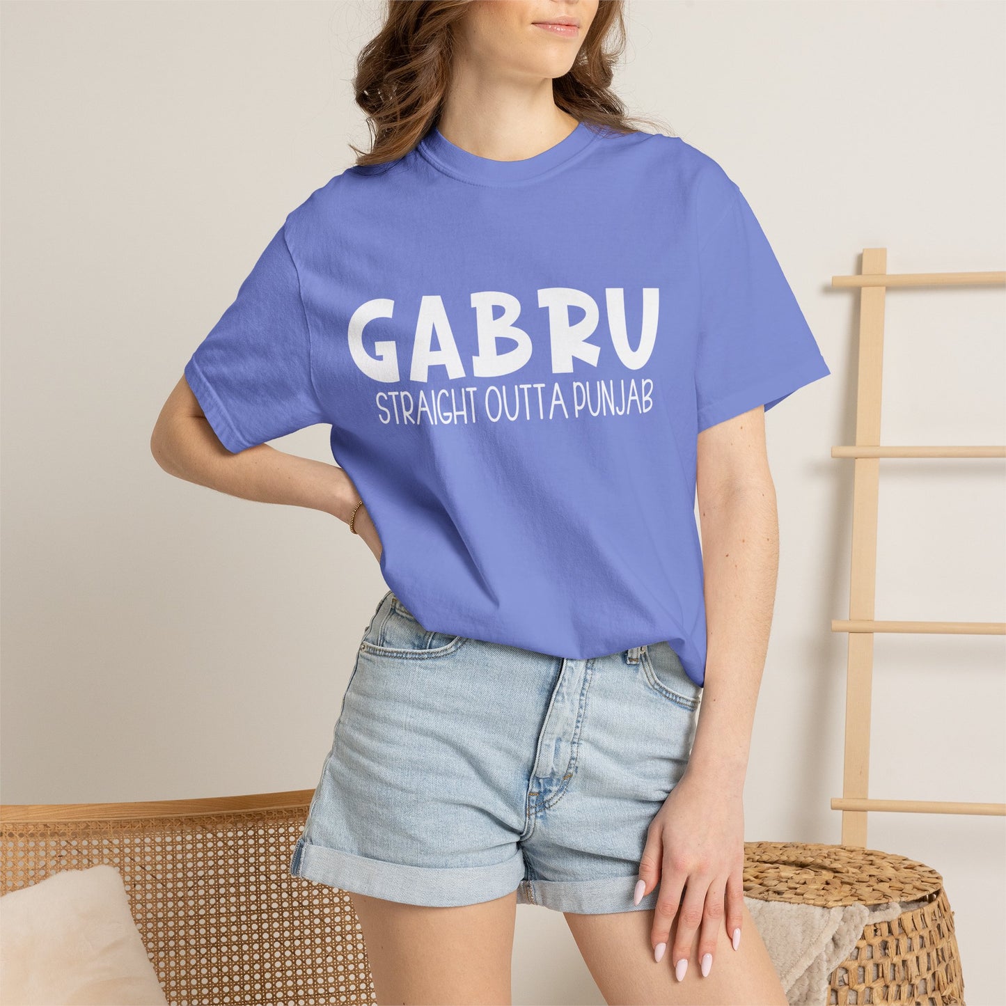 Gabru T-Shirt | Punjabi Desi Swagger Graphic Tee for Men