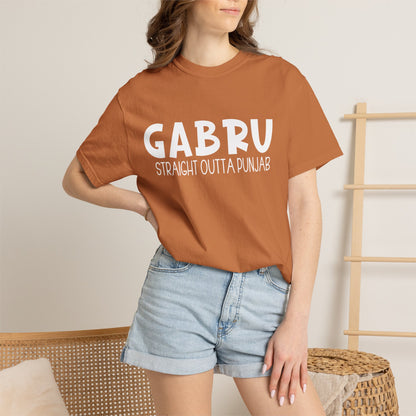 Gabru T-Shirt | Punjabi Desi Swagger Graphic Tee for Men