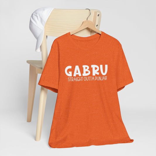 Gabru T-Shirt | Punjabi Desi Swagger Graphic Tee for Men