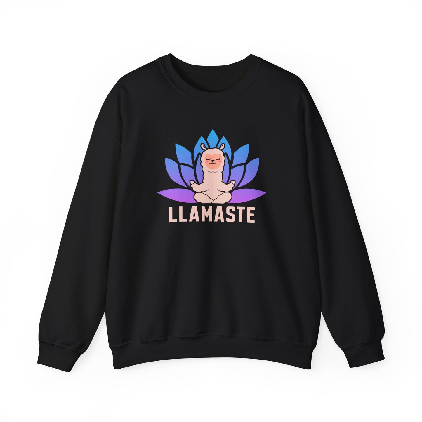 Llamaste Sweatshirt – Funny Desi Yoga-Inspired Crewneck
