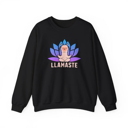Llamaste Sweatshirt – Funny Desi Yoga-Inspired Crewneck