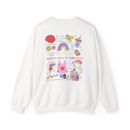 Can’t Talk Right Now, Doing Mental Health Therapist Stuff Sweatshirt – Funny Therapist Crewneck | Mental Health Apparel