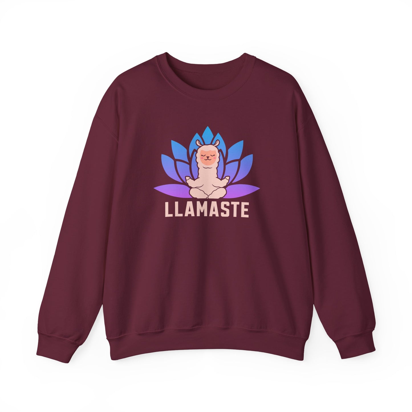 Llamaste Sweatshirt – Funny Desi Yoga-Inspired Crewneck