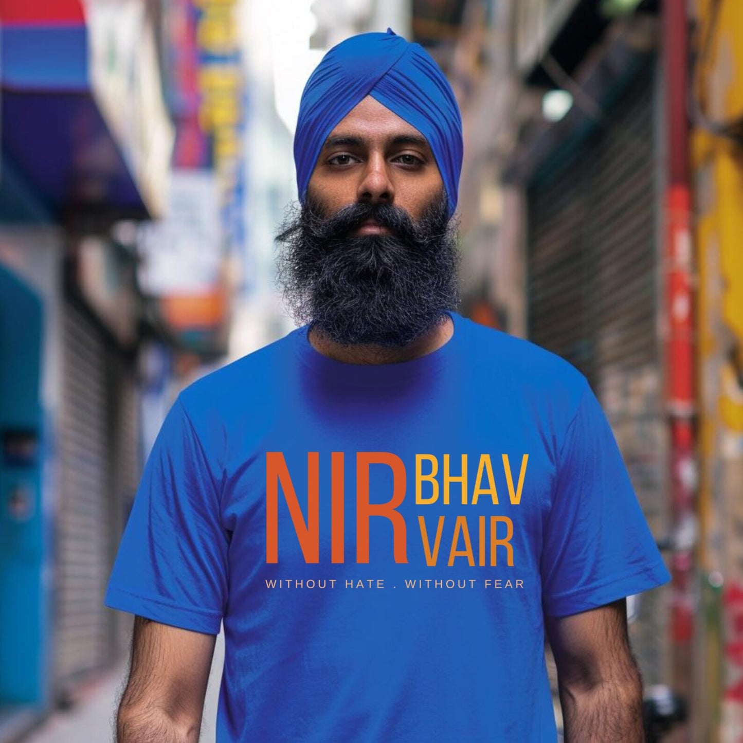 Nirbhau Nirvair T-Shirt – Punjabi Quote Tee